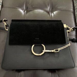 Chloe Black Medium Faye Bag